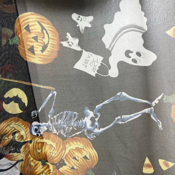 Vintage Halloween Sheer Black Scarf - Picture 9 of 9
